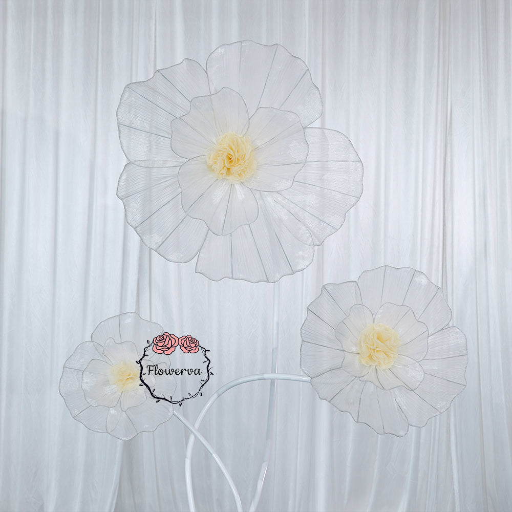 Flowerva Aura Pliegue Colección de Esculturas Decoración Premium