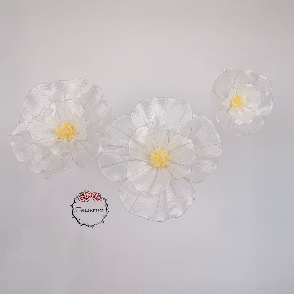 Flowerva Aura Pliegue Colección de Esculturas Decoración Premium