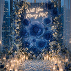 Flowerva Giant Fabric Flower Centerpiece Wedding & Event