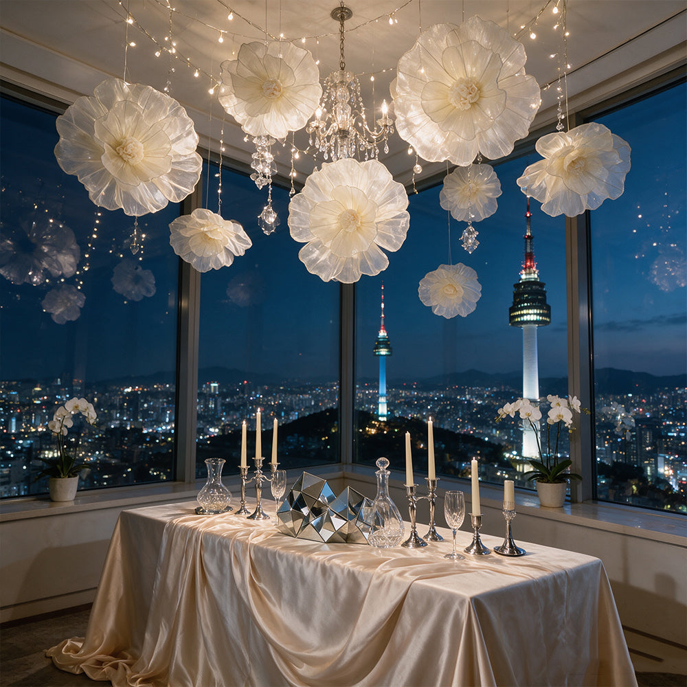 Flowerva Aura Pliegue Colección de Esculturas Decoración Premium