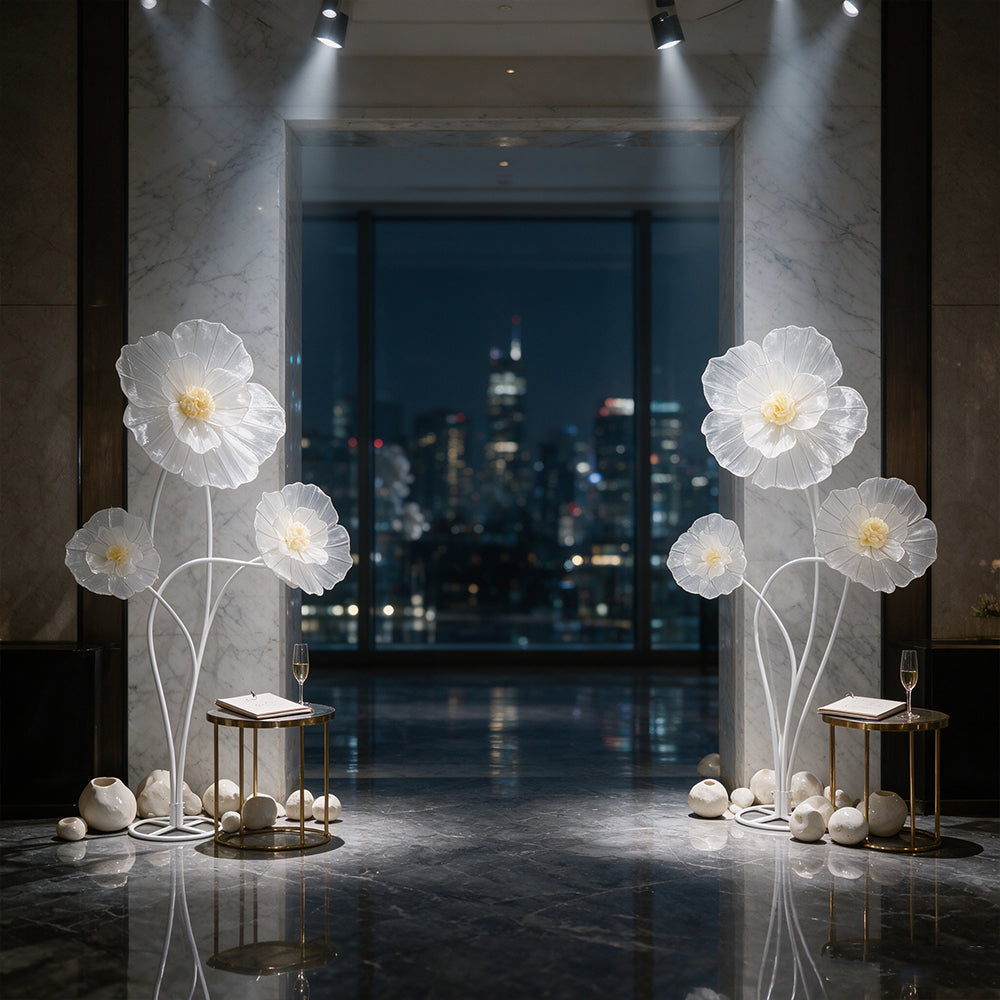 Flowerva Aura Pliegue Colección de Esculturas Decoración Premium
