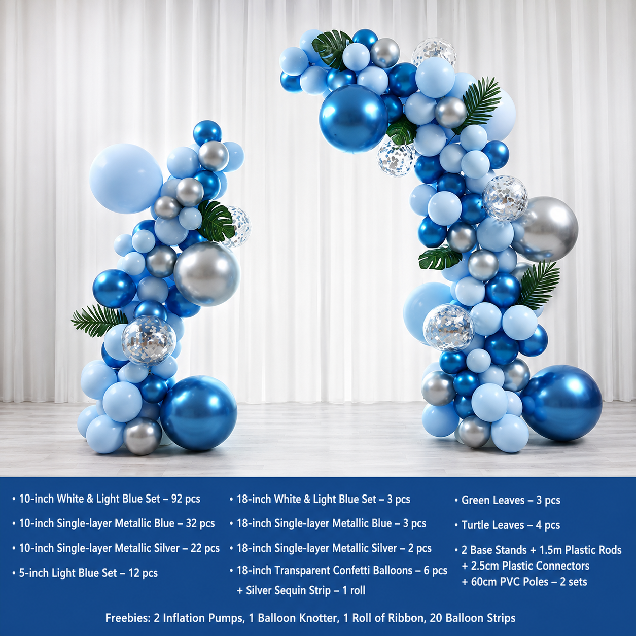 Flowerva Balloon Arch Kit for Proposal & Birthday Party Decorations