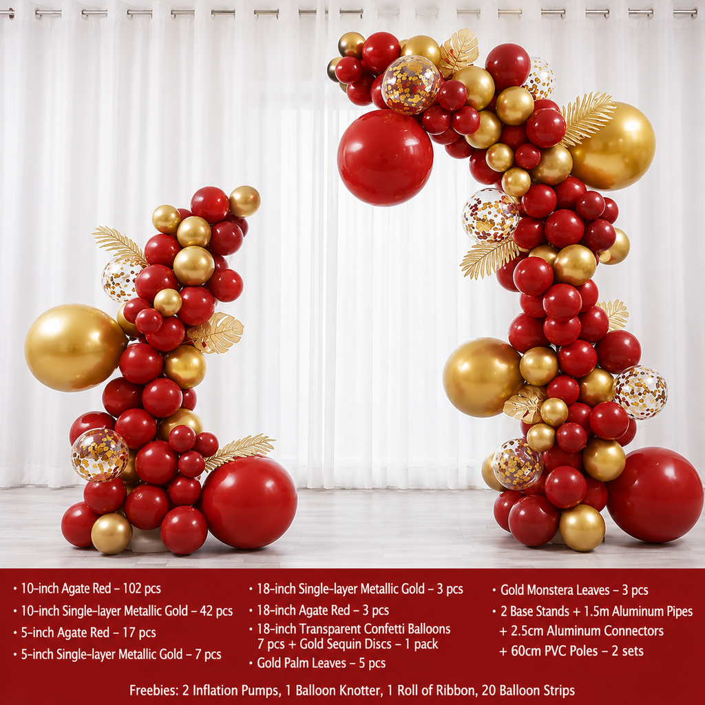 Flowerva Balloon Arch Kit for Proposal & Birthday Party Decorations