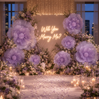 Flowerva Giant Fabric Flower Centerpiece Wedding & Event