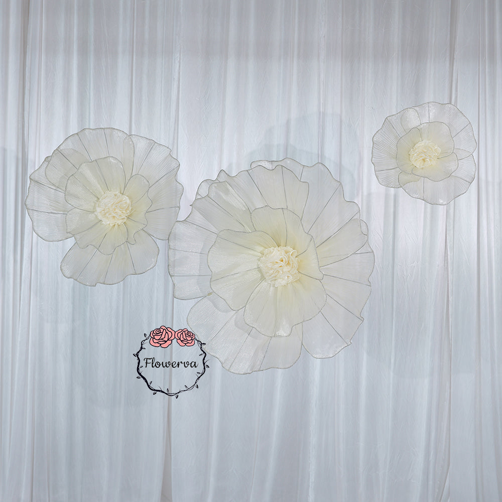 Flowerva Aura Pliegue Colección de Esculturas Decoración Premium