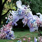 Flowerva Sheer Veil Form Stand Premium Decor