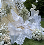 Flowerva Sheer Veil Form Stand Premium Decor