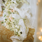 Flowerva Sheer Veil Form Stand Premium Decor