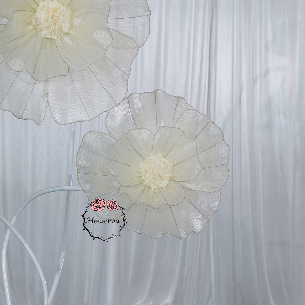 Flowerva Aura Pliegue Colección de Esculturas Decoración Premium