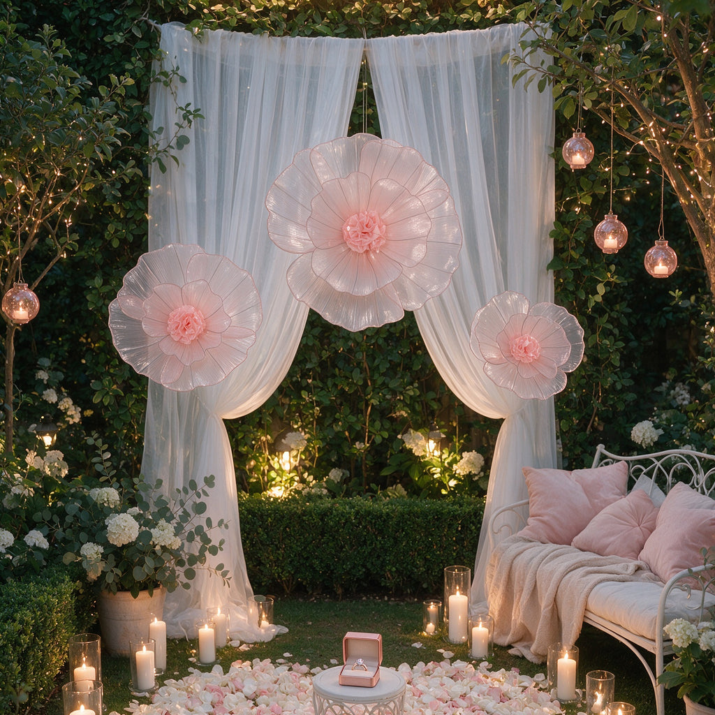 Flowerva Aura Pliegue Colección de Esculturas Decoración Premium