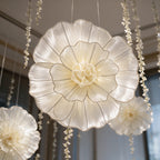 Flowerva Giant Fabric Flower Centerpiece Wedding & Event