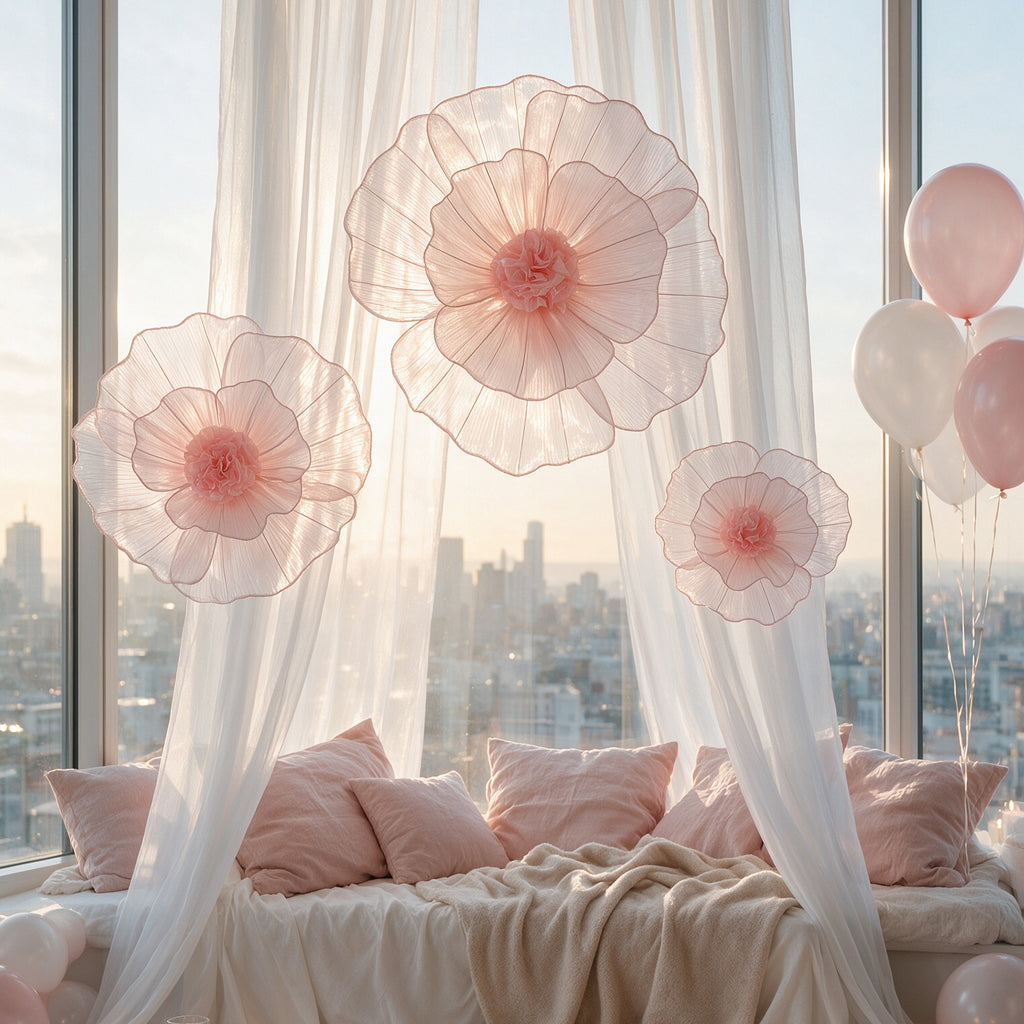 Flowerva Aura Pliegue Colección de Esculturas Decoración Premium