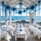 Flowerva Giant Fabric Flower Centerpiece Wedding & Event