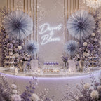 Flowerva Giant Fabric Flower Centerpiece Wedding & Event