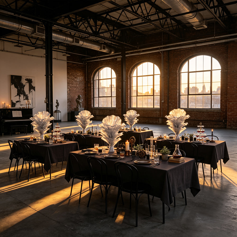 Flowerva Airy Silver Veil Eternal Table Flower