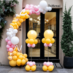 Flowerva Grand Opening Macaron Balloon Arch Decoration Kit