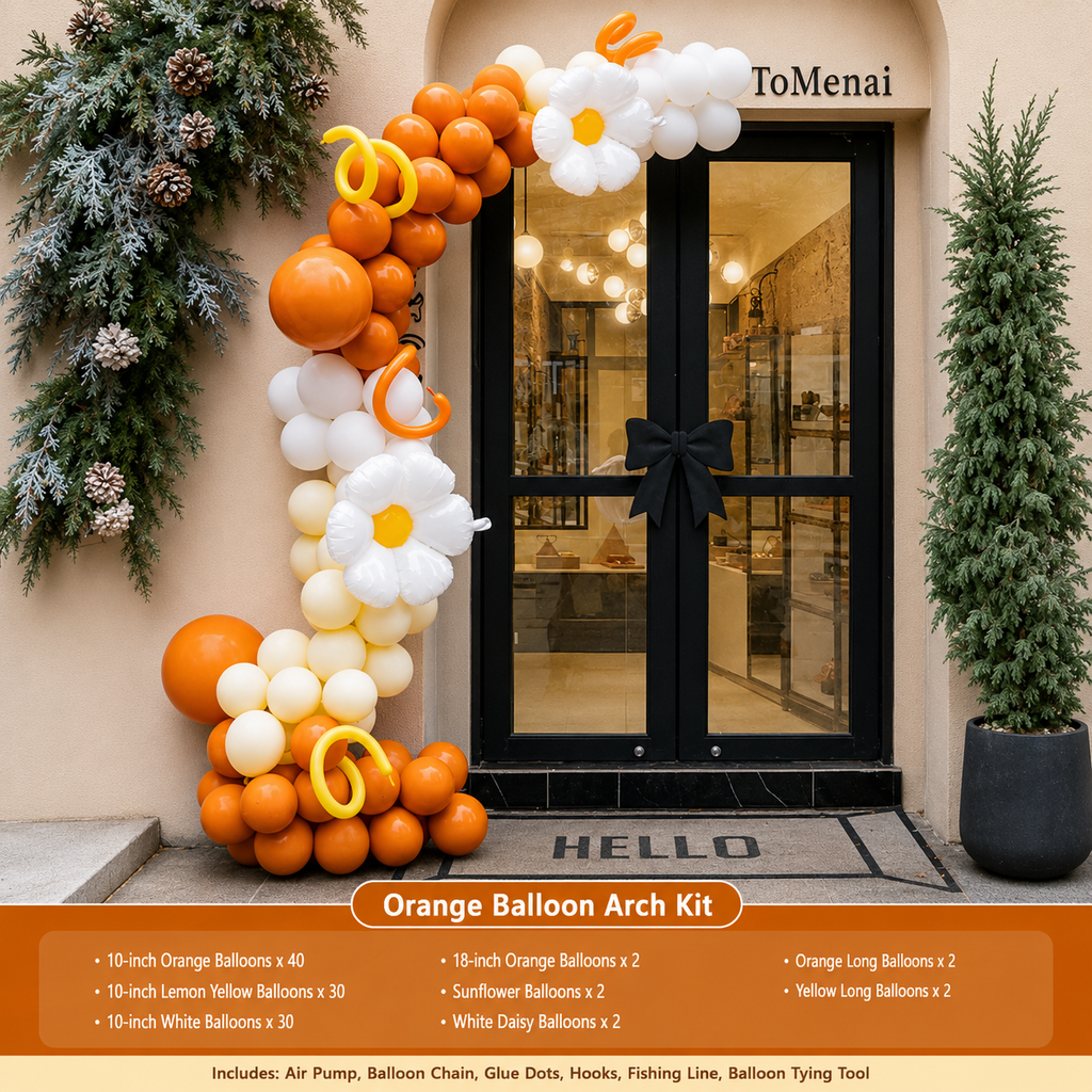 Flowerva Grand Opening Macaron Balloon Arch Decoration Kit