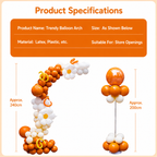 Flowerva Grand Opening Macaron Balloon Arch Decoration Kit