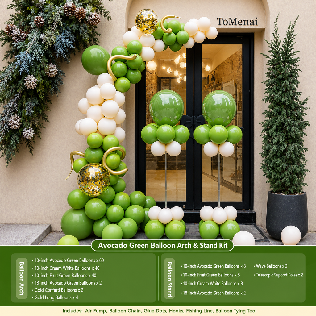 Flowerva Grand Opening Macaron Balloon Arch Decoration Kit