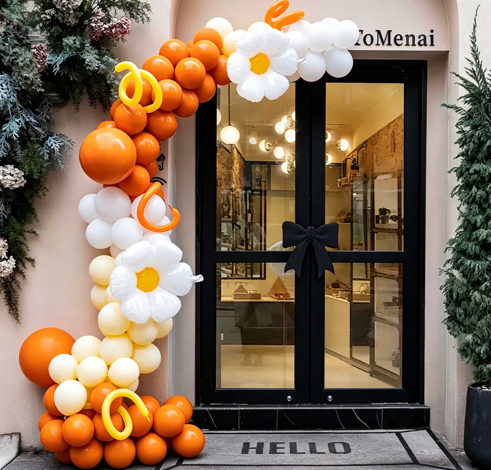 Flowerva Grand Opening Macaron Balloon Arch Decoration Kit