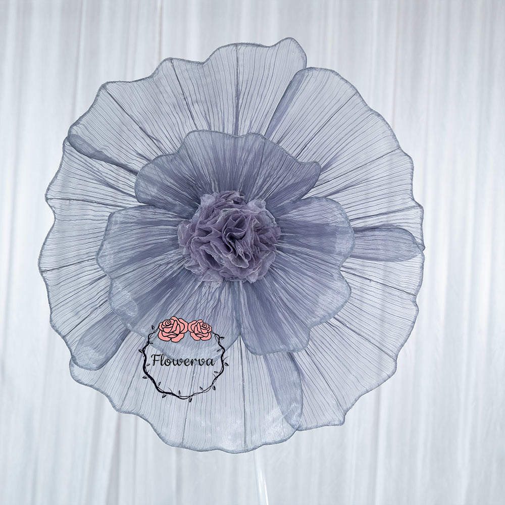 Flowerva Giant Fabric Flower Centerpiece Wedding & Event