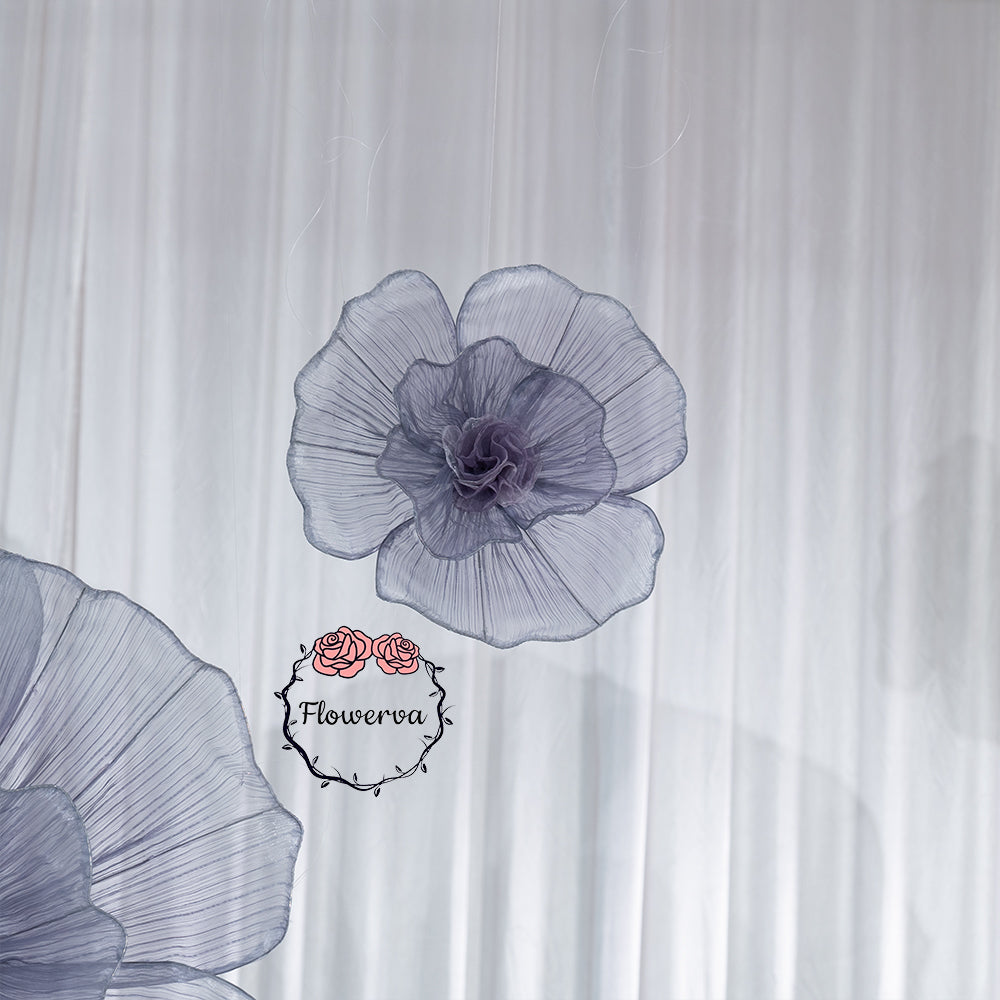 Flowerva Giant Fabric Flower Centerpiece Wedding & Event