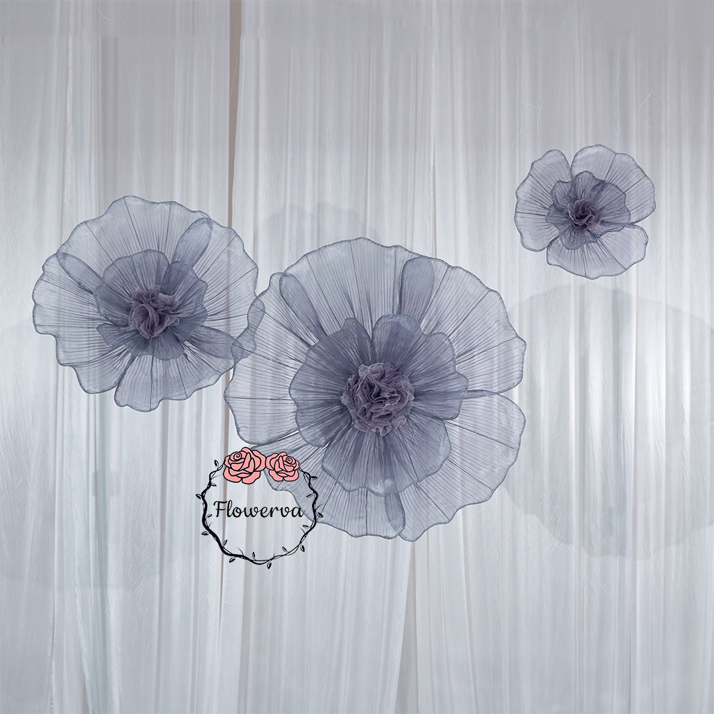 Flowerva Giant Fabric Flower Centerpiece Wedding & Event