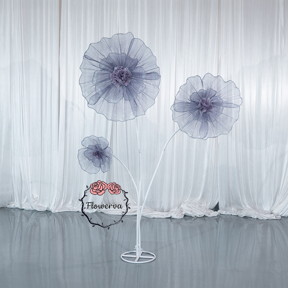 Flowerva Giant Fabric Flower Centerpiece Wedding & Event