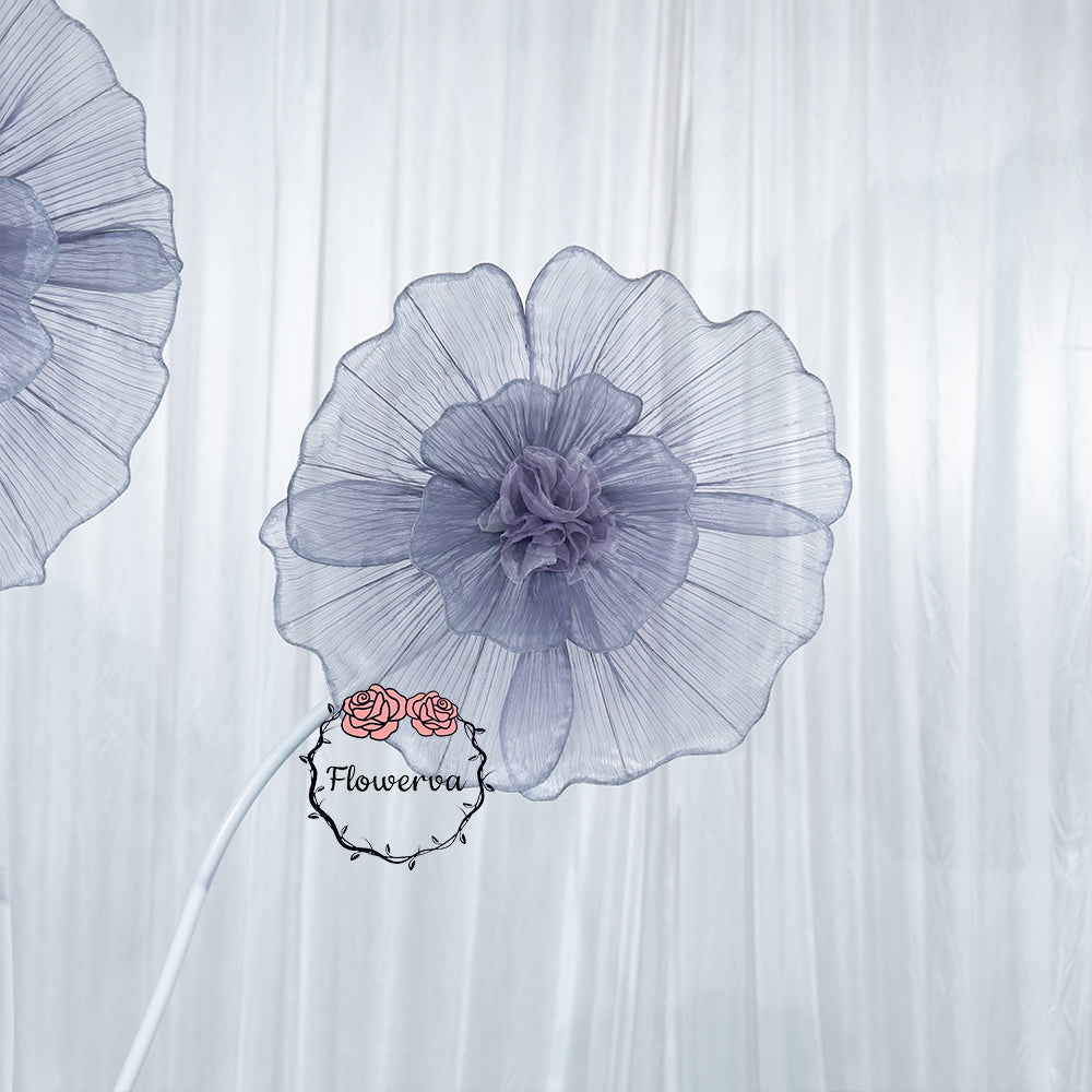 Flowerva Giant Fabric Flower Centerpiece Wedding & Event