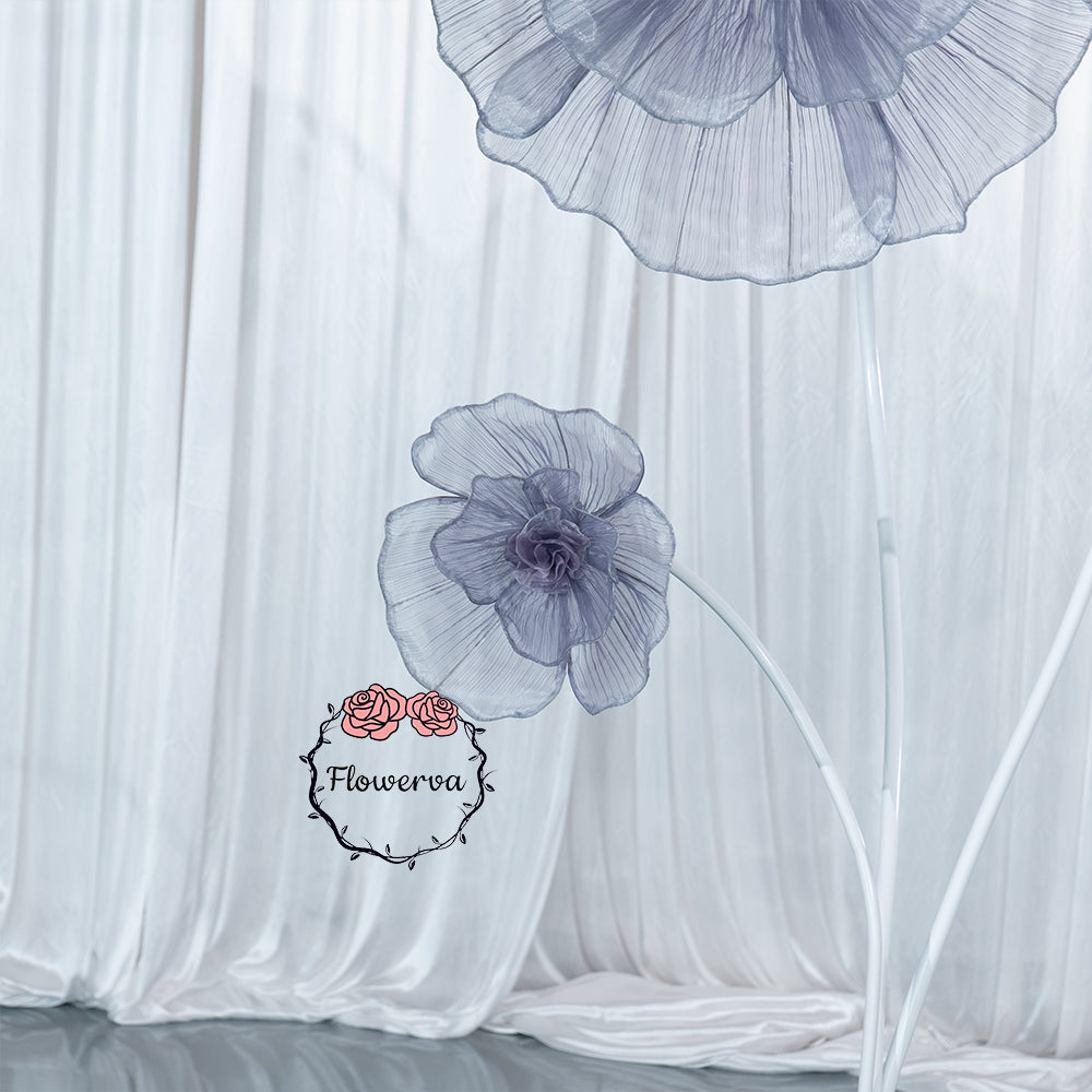 Flowerva Giant Fabric Flower Centerpiece Wedding & Event