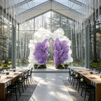 Flowerva Radiant Petal Sculpture Wedding Decor (Excluding Shelves)