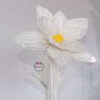 Flowerva Silk Bloom Standing White Luminous Floral Decor