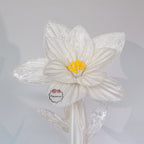 Flowerva Silk Bloom Standing White Luminous Floral Decor