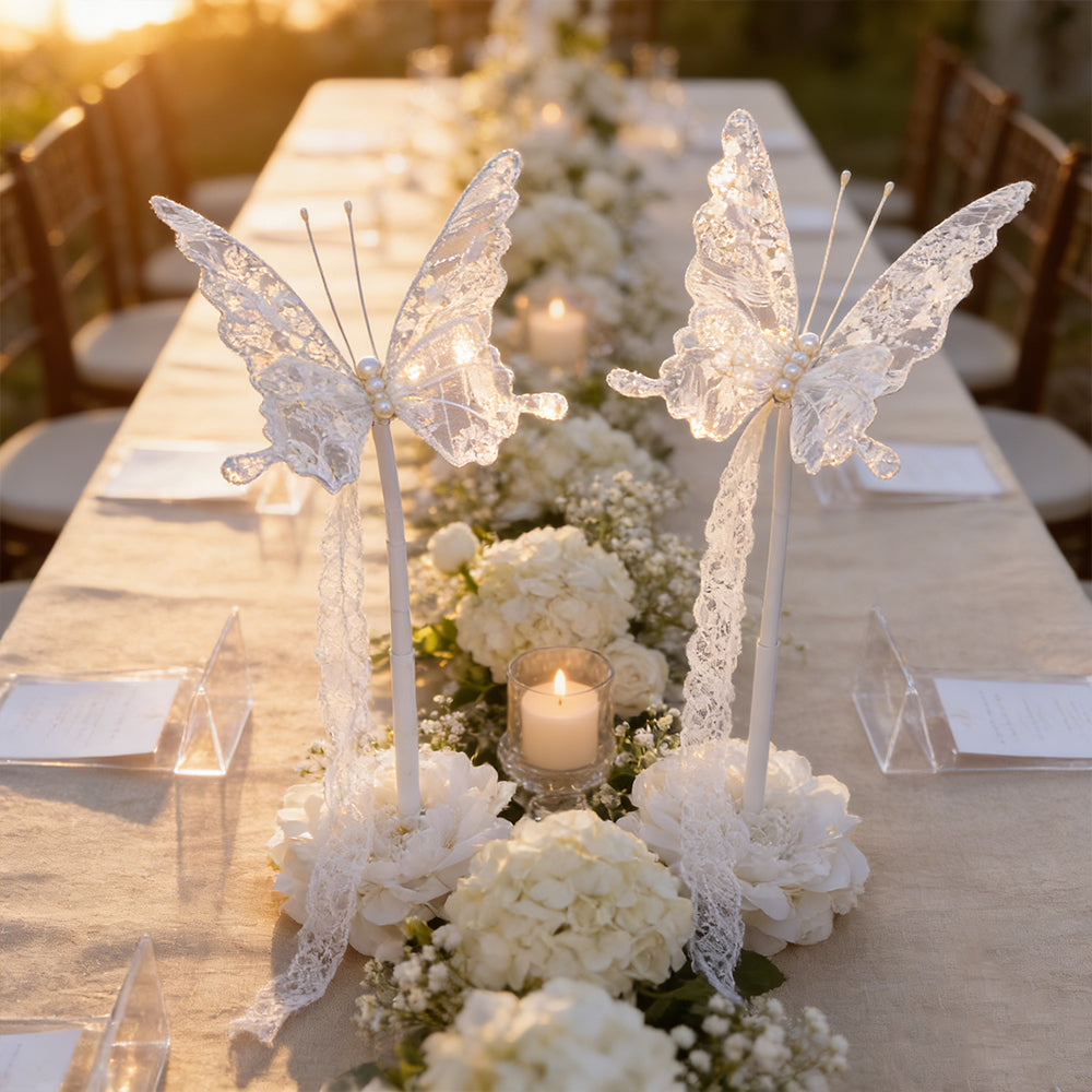 Flowerva Velvet Wing Lace Art Accent
