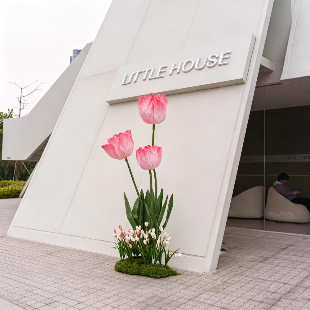 Flowerva Tulip Ensemble Premium Decor