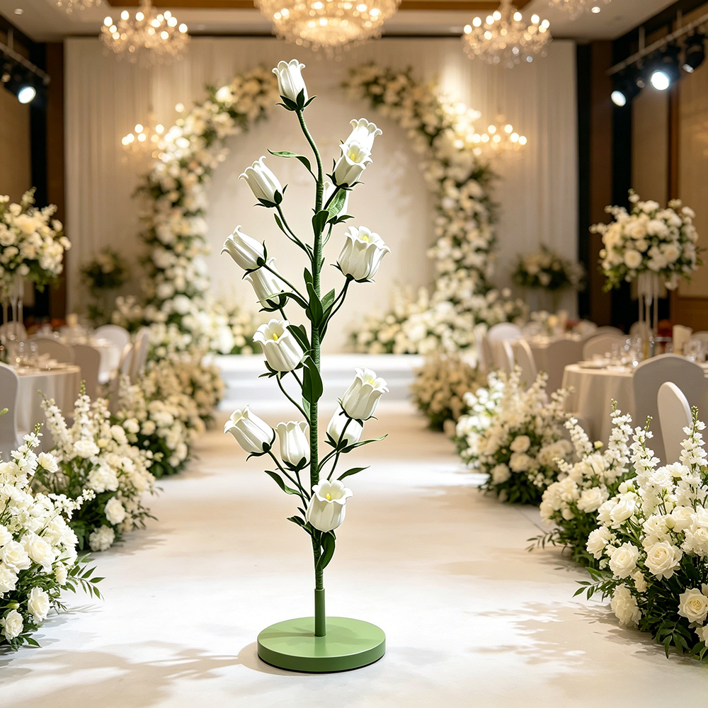 Flowerva Bell Petal Grove Premium Decor