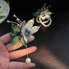 Green Orchid Magnetic Boutonnière