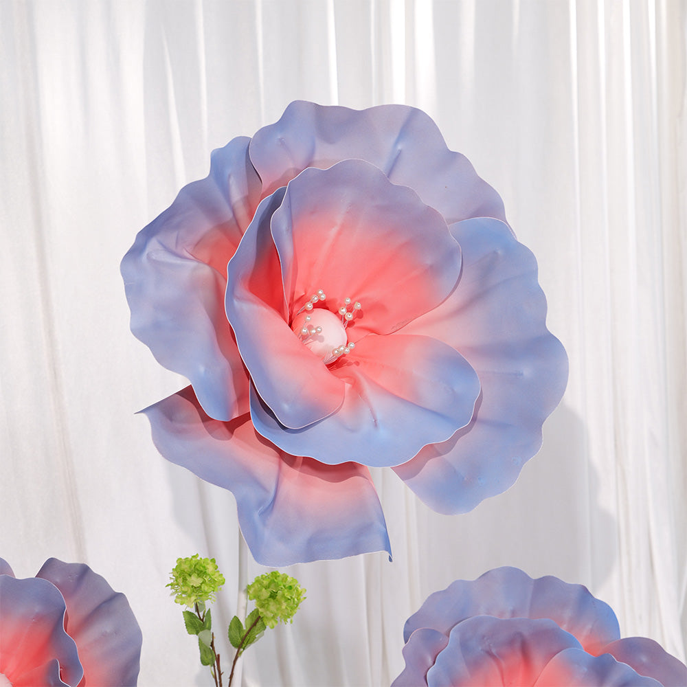 Flowerva Dreamy Pink-Blue Gradient Pearl Premium Flower
