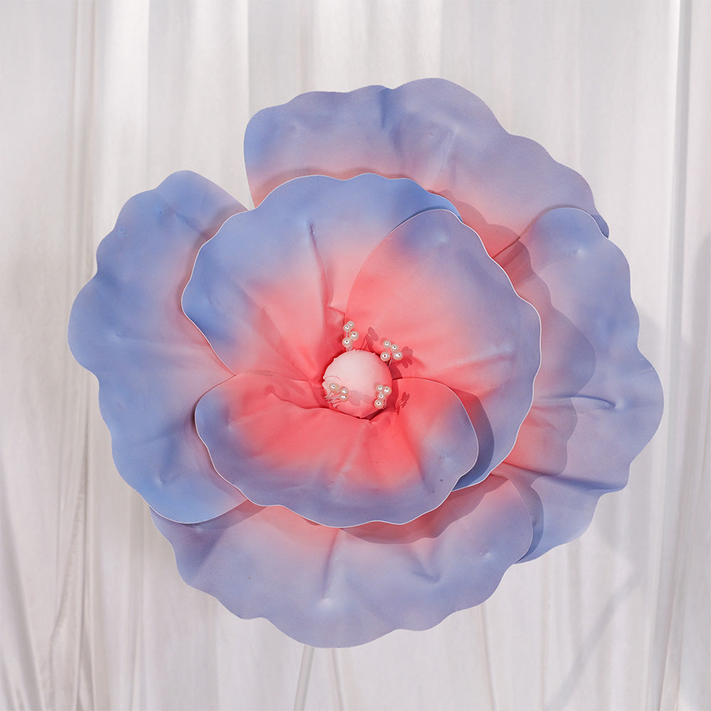 Flowerva Dreamy Pink-Blue Gradient Pearl Premium Flower