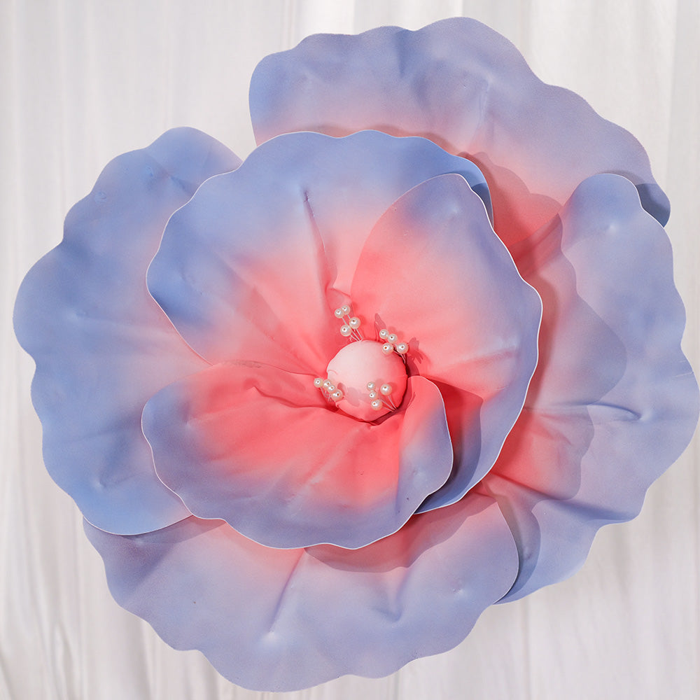 Flowerva Dreamy Pink-Blue Gradient Pearl Premium Flower