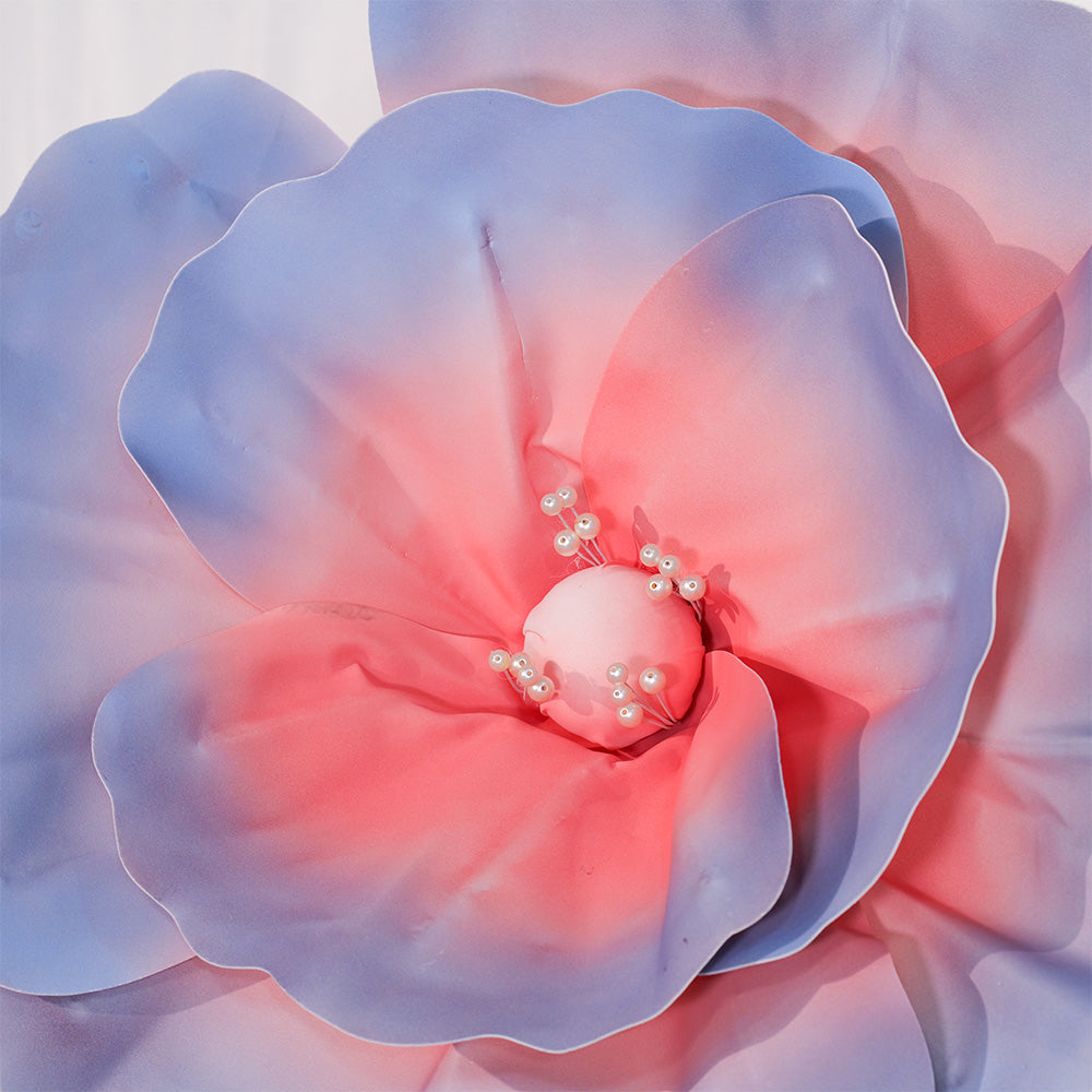 Flowerva Dreamy Pink-Blue Gradient Pearl Premium Flower