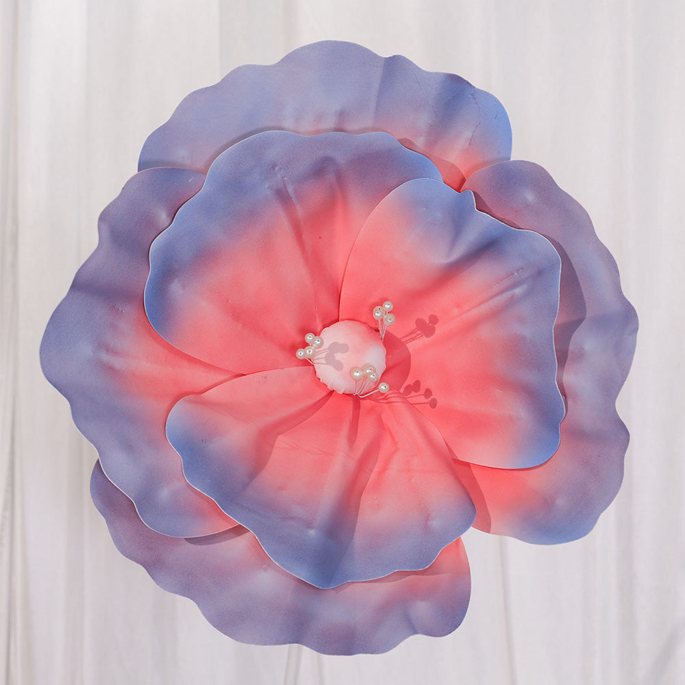 Flowerva Dreamy Pink-Blue Gradient Pearl Premium Flower