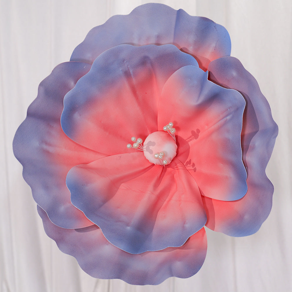 Flowerva Dreamy Pink-Blue Gradient Pearl Premium Flower
