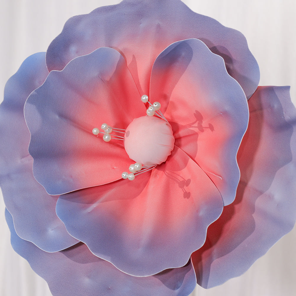 Flowerva Dreamy Pink-Blue Gradient Pearl Premium Flower