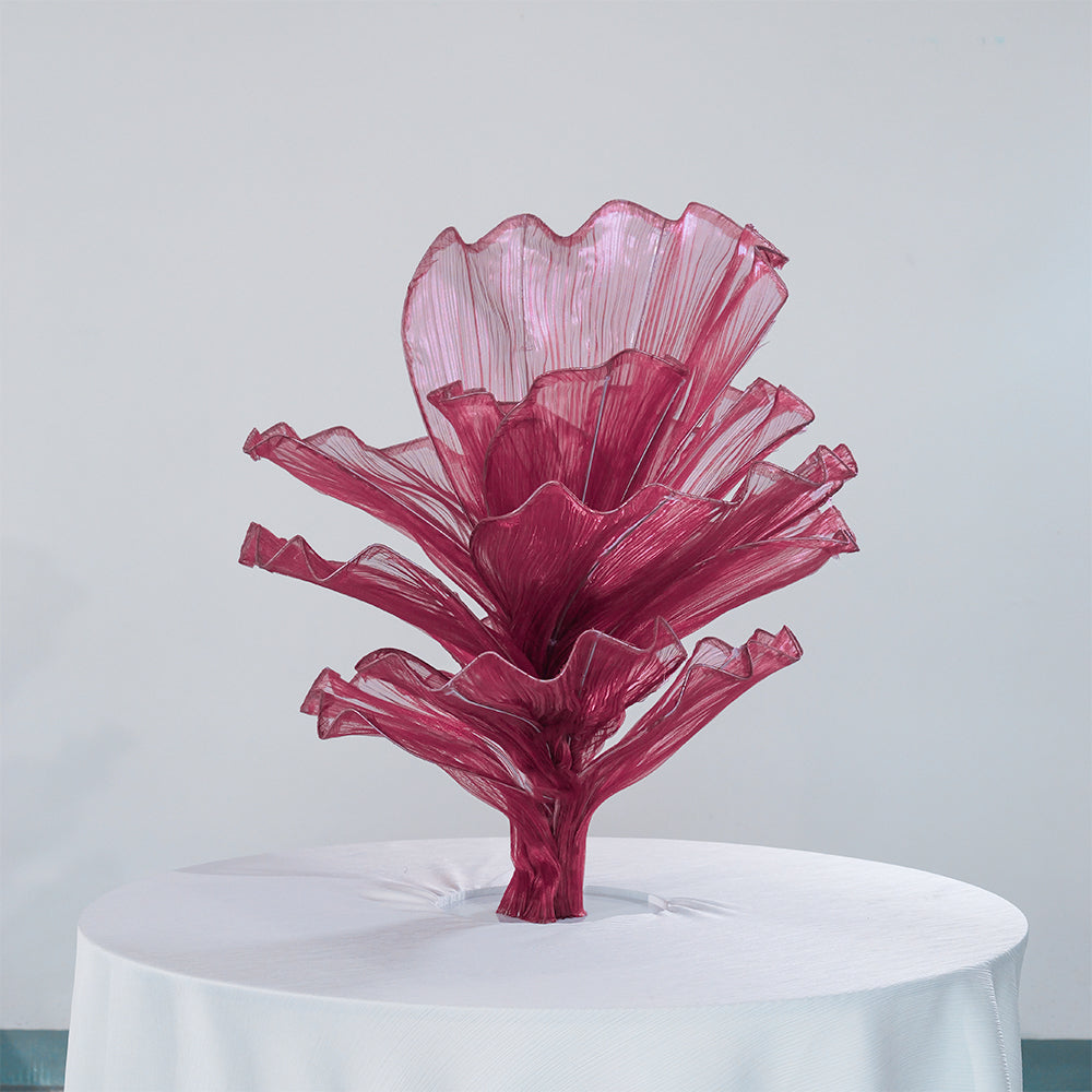 Flowerva Airy Wine Red Veil Eternal Table Flower