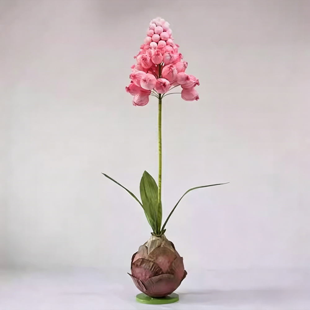 Flowerva Pink Muscari Palette Artisan Premium Decor