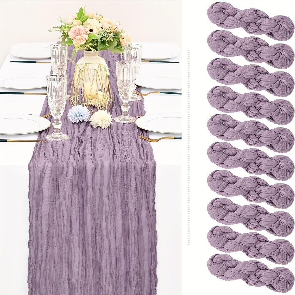 Flowerva  Lace Table Runner — Ideal for Dessert Tables, Weddings, Birthdays, Restaurants, and Draped Table Settings