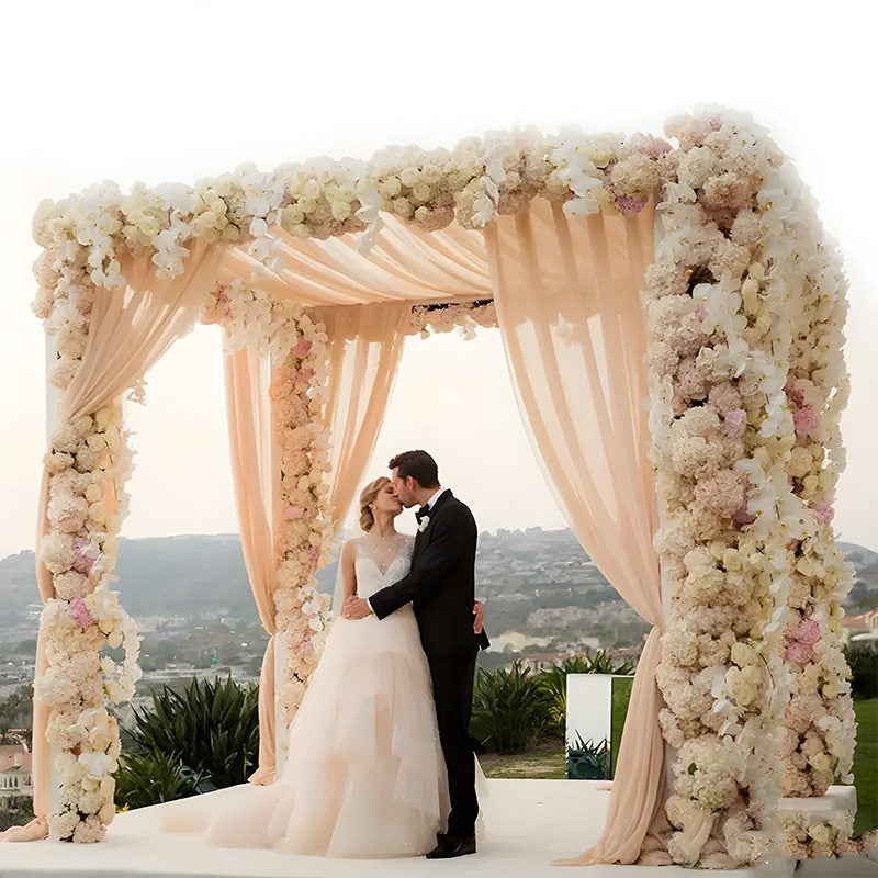 Flowerva  Elegant Tulle Draping Fabric