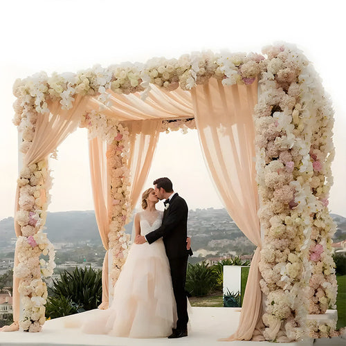 Flowerva  Elegant Tulle Draping Fabric