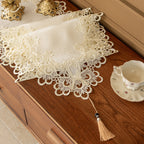 Flowerva Luxurious Lace Table Runner — Elegant Nordic Modern Style Decor